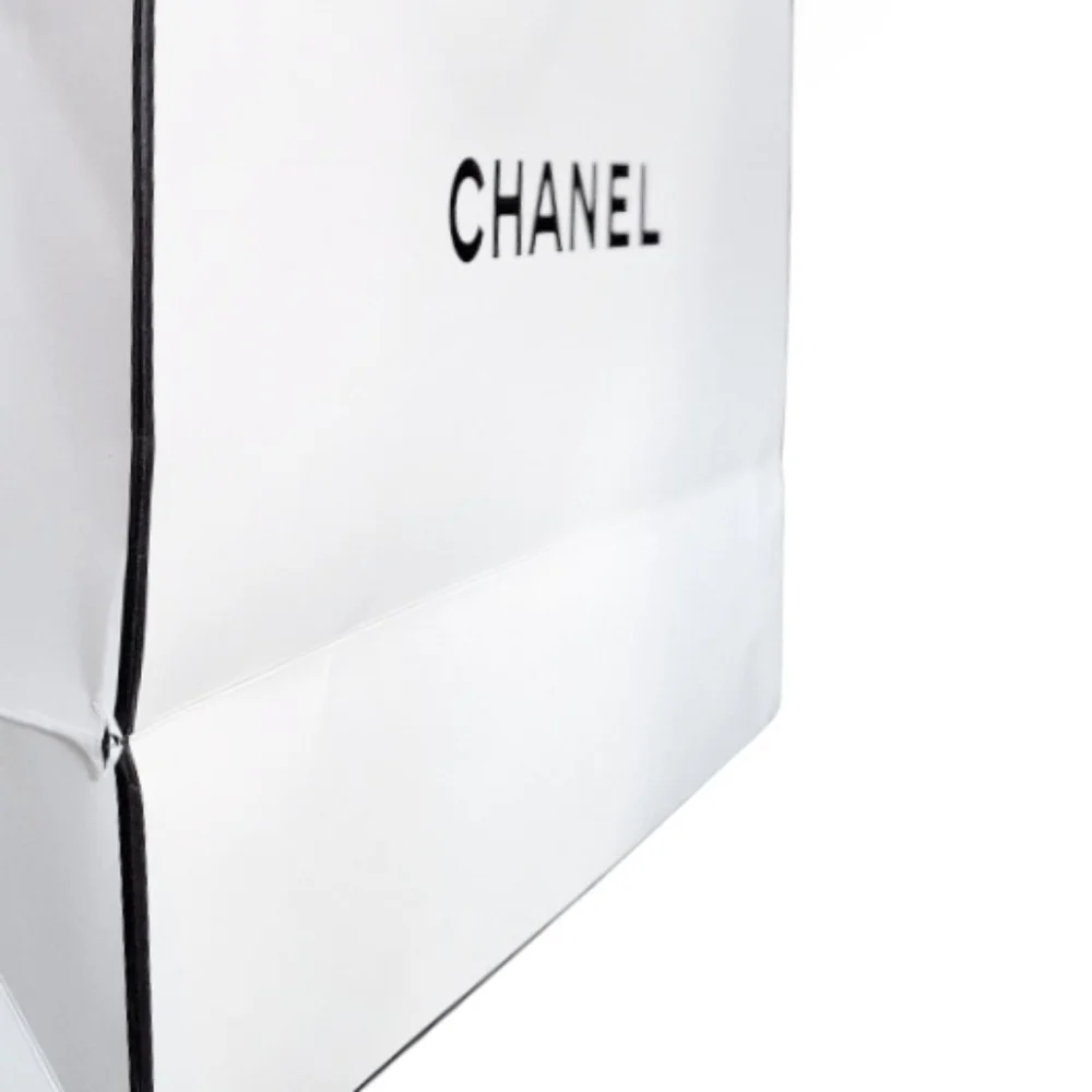 3 Chanel Paper Shopping Bags Bundle Gift Christmas